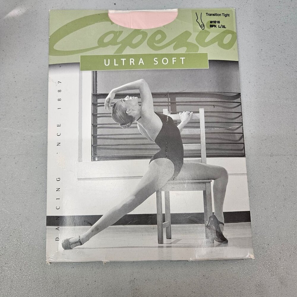 Capezio Ultra Soft Dance L/XL Transition Tight Sleek Moves Comfy Vibes